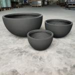 45 Pound Fiber Clay Planter for Indoor Outdoor Home Garden for sale