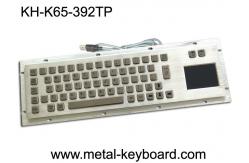 China Dustproof Industrial Computer Keyboard Metal With Touchpad And Mouse Keys supplier
