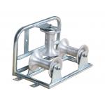 Triple Corner Ground Cable Roller Pulling Roller with Aluminum Alloy Wheels for sale