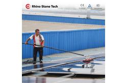 China Extension Pole Telescopic Solar Panels Brush Equipment Solar Farm Photovoltaic Cleaning Machine supplier