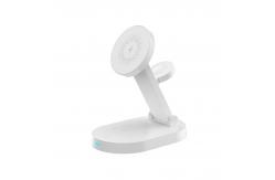 China Folding Magnetic 15W Multi Function Wireless Charger For Apple Watch supplier