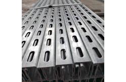 China Lightweight Seismic Conduit Bracketss Slotted Channel  With Superior Heat And Rust Resistance supplier