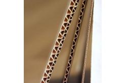 China Light 20pcs Foldable Brown Corrugated Paper Packaging Flat Shipping Box supplier