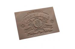 China Promotional Custom Clothing Labels Laser Engraved Silk Screen Printed Advertising supplier