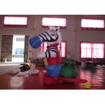 Strong PVC Nylon Standing inflatable zebra Advertising Signs Beautiful big Inflatable Zebra for sale for sale