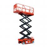 Hydraulic Warehouse Scissor Lift 320kg Cargo Elevating Work Platform for sale