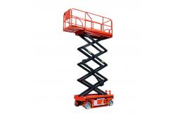 China Hydraulic Warehouse Scissor Lift 320kg Cargo Elevating Work Platform supplier
