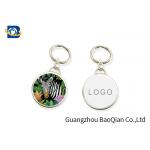 Cute Aniaml Image Lenticular Keychain 3D Effect Customizes Key Ring Eco - Friendly