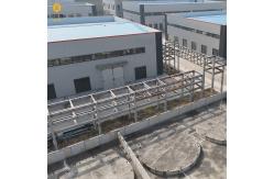 China Q235 Construction Pre Fabricated Steel Buildings With Sandwich Panel Roof Cladding supplier