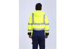 China 100%Polyester HIVIS Work Clothes 290gsm Hi Vis Trench Coat supplier