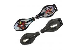 China YOBANG Iron man design plastic waveboard two wheel skateboard for boys girls supplier