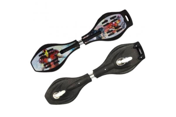 YOBANG Iron man design plastic waveboard two wheel skateboard for boys girls