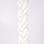White Color 12 Strand Polyester Mooring Rope For Ships for sale