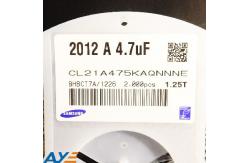 China CL21A475KAQNNNE Multilayer Ceramic Capacitors MLCC ODM X5R 4.7uF Capacitor supplier