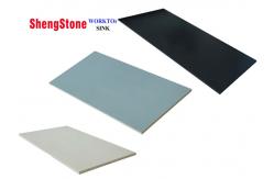 China Laboratory Flat Ceramic Countertop Slab Black Color 1800*1200 Mm Size supplier