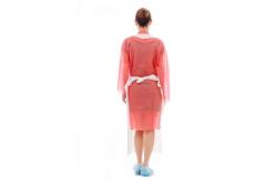 China Anti Oil Embossed Surface PE Single Use Apron For Food Processing supplier