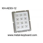 12 Keys Dot Matrix Dynamic Metal Keypad Access Control 4 x 3 for sale