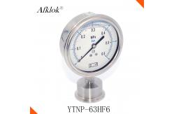 China 63mm Gas Pressure Test Gauge Oil Filled BXGN With Diaphragm Vibration - Proof supplier