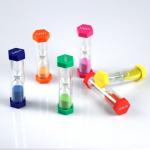 Blown Plastic Hourglass 30 Seconds 2 Minute Sand Timer for sale