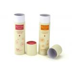 Recyclable Cosmetic Custom Paper Tubes Colorful Printing Lightweight for sale