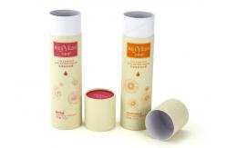 China Recyclable Cosmetic Custom Paper Tubes Colorful Printing Lightweight supplier