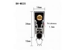 China U Shape Door Drop Down Seal 300-1500mm With Round Golden Bolt supplier