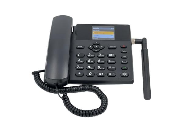 Black 4G Volte Fixed Wireless Phone With WIFI Hotspot GSM WCDMA LTE