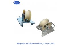 China Edge Mount Manhole Wire Pulling Rollers , Pithead Cable Pulling Rollers supplier