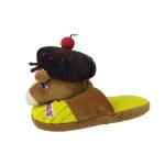 Yellow Dairy Cow Soft Plush Stuffed Animal Modeling Plush Flip Flop