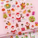 Waterproof Festive Stickers OEM Christmas Cartoon Stickers For Santa Claus for sale