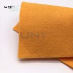 3mm Thick Yellow Color Polyester Needle Punch Nonwoven Sound Insulation for sale