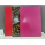 PVDF ACP Sheets For Retail Kiosk Panels 2.0mm Thickness Wood Grain Surface 1220mm * 2440mm Size for sale