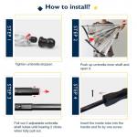 Dog Leash With Umbrella Attached Extendable For Small Dogs Adjustable