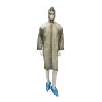 waterproof colorful Disposable Use EVA Raincoat With Elasticated Hood for sale