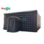Black  Inflatable Camping Cube Tent For Outdoor Wedding Party for sale