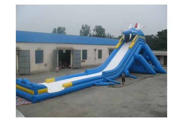 Inflatable hippo slide giant outdoor slide