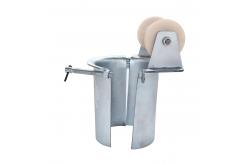 China Cable Pulling Rollers Protecting Tackle Single Wheel Pulley supplier