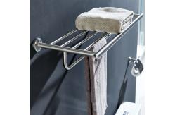 China Satin Finsh Bathroom Hardware Set Sus304 Fixtures Towel Rack Set supplier
