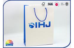 China Luxury Paper Gift Bag Matte Lamination Custom Logo With Nylon Handle supplier