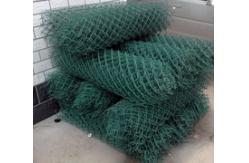 China Garden Diamond Chain Link Fence 3-4mm Diameter Mesh supplier