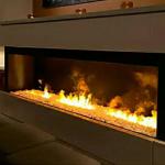 Modern Indoor Smart Inserts Decorative 3D Water Fire Insert Living Room Water Vapor Fireplace for sale