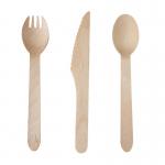 Disposable Wooden Cutlery Sets Ecological Biodegradable Compostable for sale