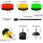 26 Pieces Drill Brush Attachment Set Power Drill Cleaning Brush Scrubber Pads