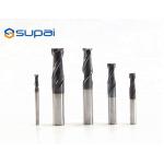 Cemented 2 3 4 6 Flute Tapered End Mills , Tungsten Carbide End Mill for sale