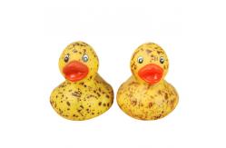 China Kids Funny Bath Toy Mini Rubber Ducks Customized Yellow Vinyl Material supplier