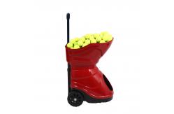 China Multifunction Spinshot Tennis Ball Throw Machine Feeder 150 Balls Capacity supplier