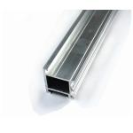 6 M Anodized Aluminum Window Frames , Rectangle Aluminum Sliding Door Profile