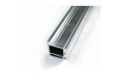 China 6 M Anodized Aluminum Window Frames , Rectangle Aluminum Sliding Door Profile supplier