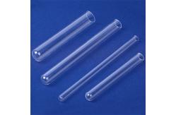 China Ends Open Quartz Pipe Glass Tube Reactor Transparent For UV Lamp supplier