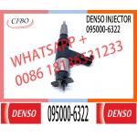 095000-6322 Neutral Common Rail Diesel Fuel Injector RE530361 RE531210 RE546783 DZ100211